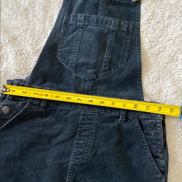 Black Denim Overall Dress - Picture 4 of 9